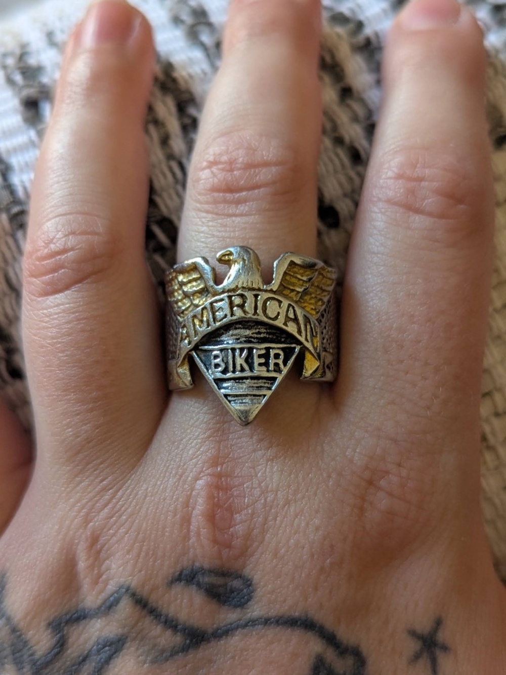 American Biker Stainless Ring
